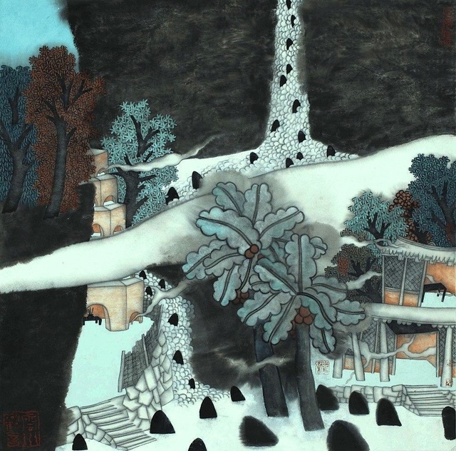 Guo Huawei, ‘ Summer Wind’, 2010, Drawing, Collage or other Work on Paper, Ink on paper, Ode to Art