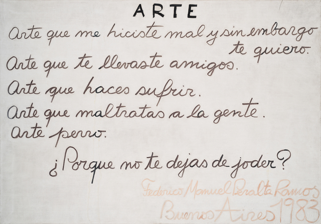 Federico Manuel Peralta Ramos, ‘ARTE
’, 1983, Del Infinito