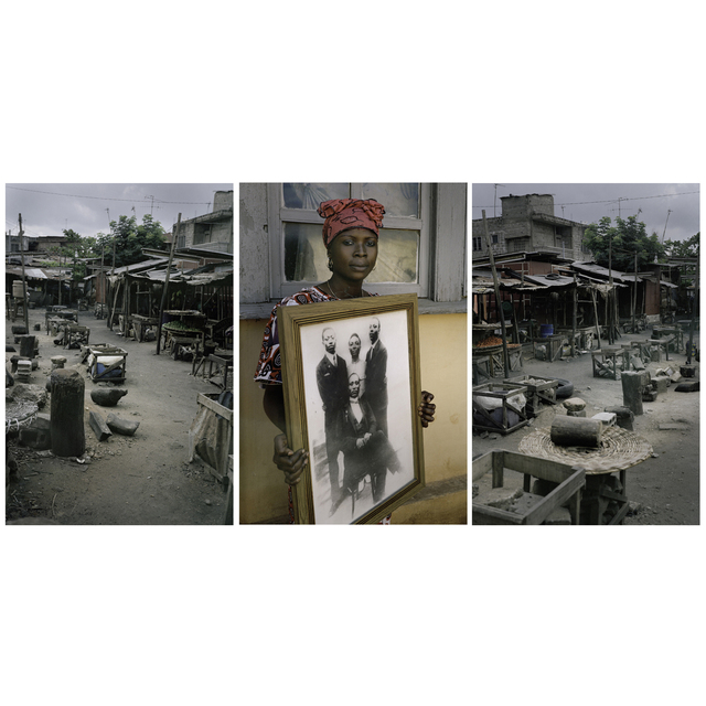 Leonce Raphael Agbodjelou, ‘Untitled (EguTryptich (Code Noir)’, 2014, PIASA