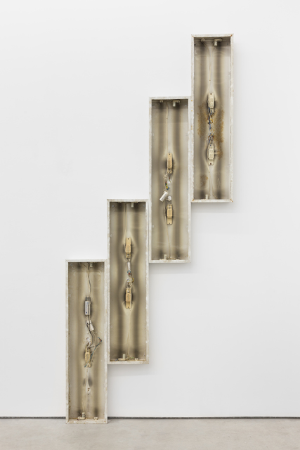 Marcelo Cidade, ‘(Un)monument for V.Tatlin #21’, 2018, Sculpture, Used brackets for fluorescent lamps, Galeria BRUNO MÚRIAS