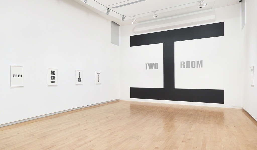 Kay Rosen: H Is for House, installation view, The Aldrich Contemporary Art Museum, Ridgefield, CT. Photo: Tom Powel Imaging. Kay Rosen: H Is for House, installation view, The Aldrich Contemporary Art Museum, Ridgefield, CT. Photo: Tom Powel Imaging.