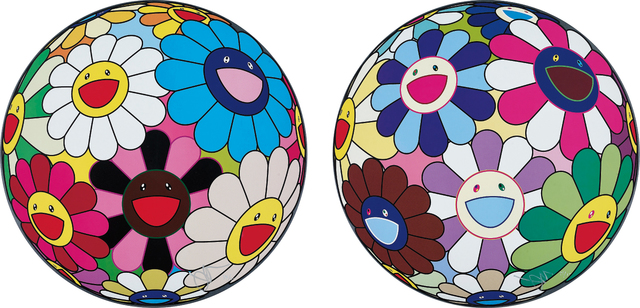 Takashi Murakami, ‘Flower Ball (Algae Ball); and Flower Dumpling’, 2013, Phillips
