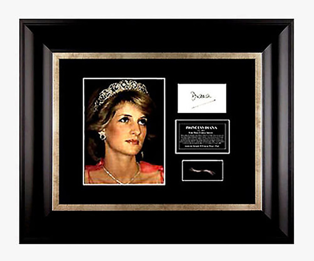 Princess Diana Princess Diana Hair Lock Photo Signed Letter Royal Charity Lady Di Memorabilialisted For Charity 20th Century Available For Sale Artsy