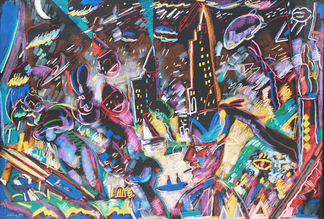 Carlos Almaraz, ‘Laughing and Crying’, 1987, Robert Berman Gallery