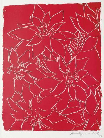 Andy Warhol - Poinsettias (F. & S. IIIA.50b)