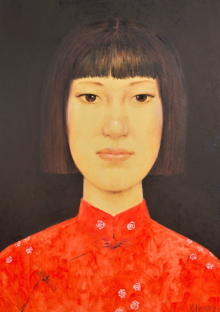 Rukying Khymarn, ‘Schoolgirl ’, 2016, Painting, Oil on canvas, Asiart Gallery
