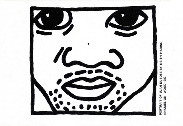 Keith Haring, ‘Keith Haring Juan Dubose Area nightclub invite ’, ca. 1983, Lot 180