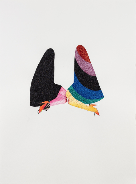 Jen Ray, ‘Untitled’, 2019, Mixed Media, Mixed Media on Handmade Paper, Aspen Art Museum Benefit Auction