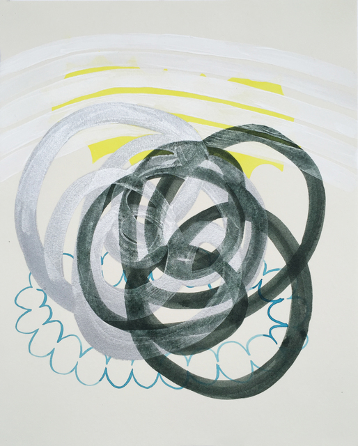 Lydia Bassis, ‘Caught’, 2015, Painting, Acrylic and gouache on paper, Uprise Art