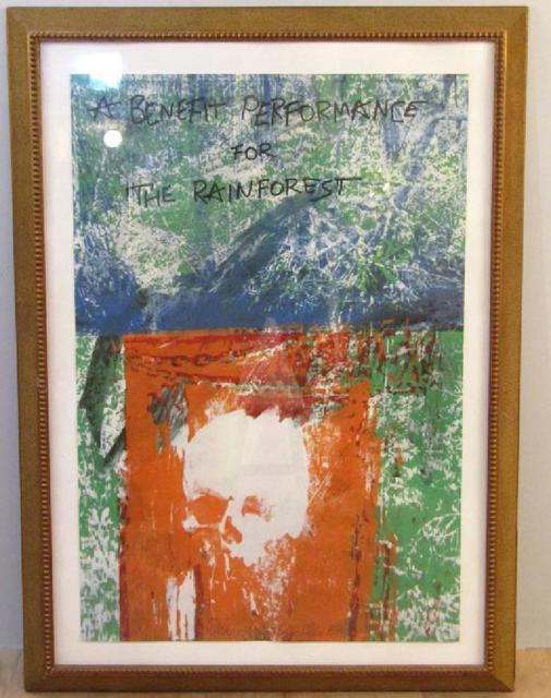 Robert Rauschenberg, ‘GRATEFUL DEAD: A BENEFIT PERFORMANCE FOR THE RAINFOREST (Limited Edition, Signed) ’, 1988, Alpha 137 Gallery