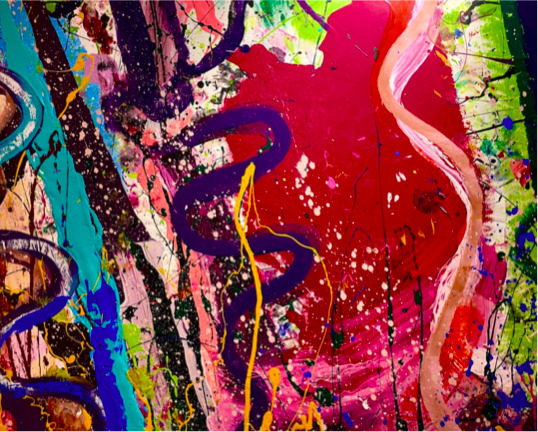 Sacha Jafri, ‘As Fear is Gone II ’, ca. 2019, Painting, Oil & Mixed Media On Canvas, Leila Heller Gallery