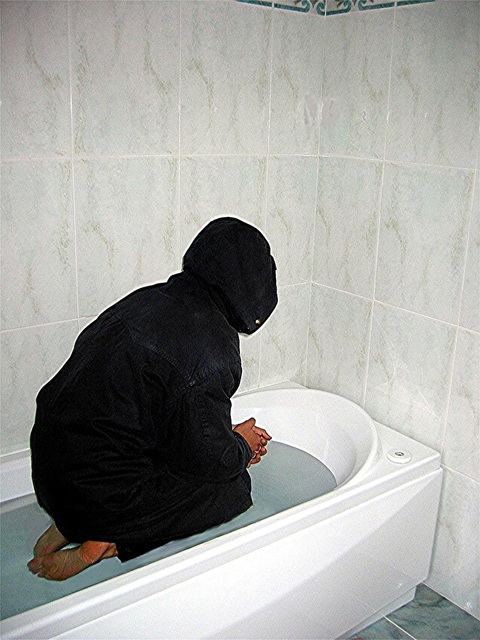 Alberto Magrin, ‘Floating monk’, 2005, Photography, Porcelain, Magreen Gallery
