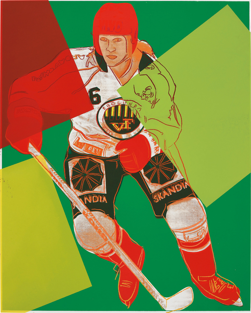 Andy Warhol, ‘Frolunda Hockey Player’, 1986, Phillips