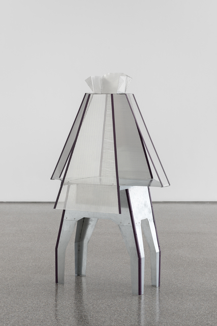 Diane Simpson, ‘Peplum IV’, 2015, Sculpture, Aluminium, galvanized steel, rivets, enamel, Galerie Greta Meert