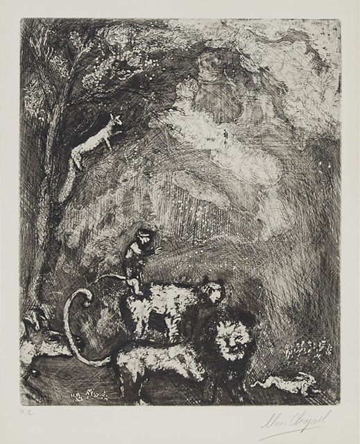 Marc Chagall | Le Lion S’En Allant En Guerre (From Les Fables De La ...