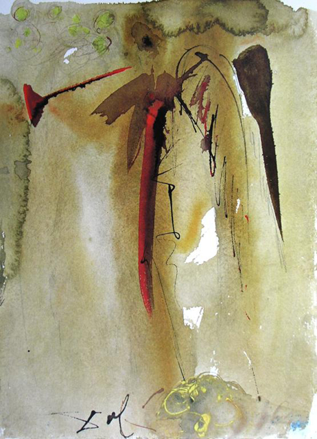 Salvador Dalí, ‘The Voice Of One Crying Out’, 1967, Print, Original colored lithograph on heavy rag paper, Baterbys