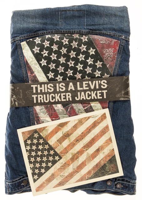 Shepard Fairey, ‘Mayday: Levi's Trucker Jacket set’, 2011, Forum Auctions