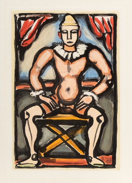 Georges Rouault, ‘Enfant de la balle, from Cirque de l'étoile Filante’, 1935, Print, Aquatint in colors on Montval laid paper, Heritage Auctions