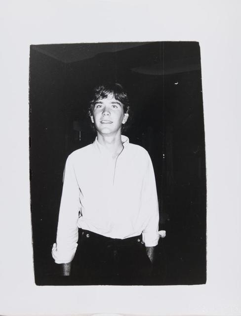Andy Warhol, ‘Andy Warhol, Photograph of Timothy Hutton, 1980’, 1980, Hedges Projects