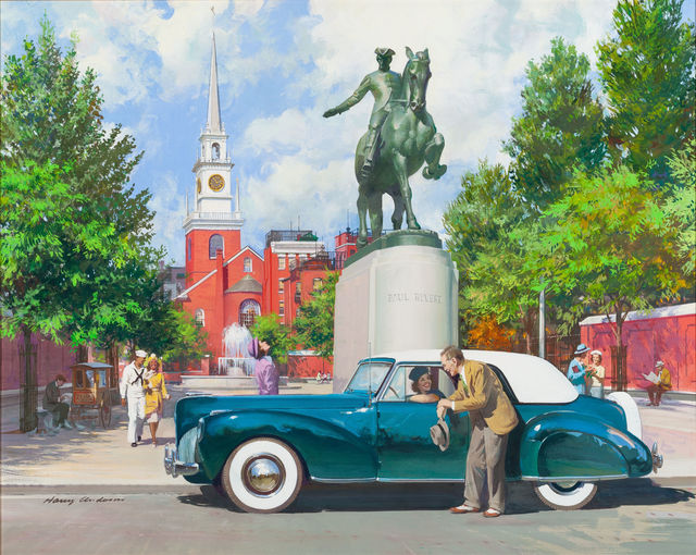 Harry Anderson, ‘Paul Revere, 1941 Lincoln Continental’, The Illustrated Gallery