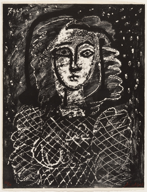 Pablo Picasso, ‘Bust on a Starry Background’, 1949, Christopher-Clark Fine Art