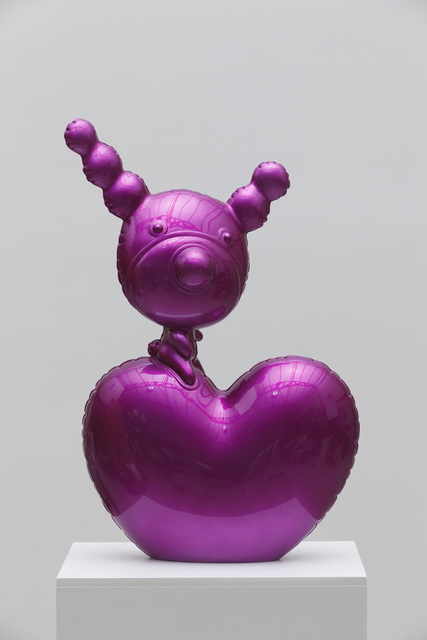 Noh Jun, ‘Pink Candy Balloon Hayami with Heart’, 2016, Sculpture, Car paint on plastic, Leehwaik Gallery