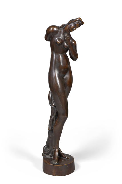 Alexander Archipenko, ‘Standing Nude’, Sculpture, Bronze with brown patina, Doyle