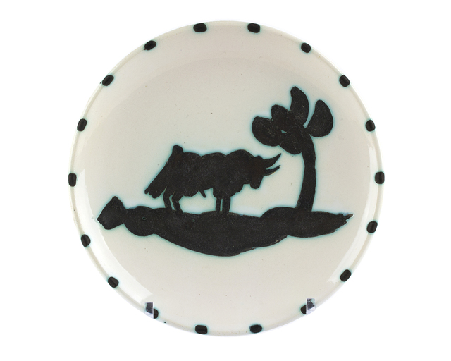Pablo Picasso, ‘Bull’, 1951-52, Design/Decorative Art, Plate in majolicated terracotta, Bertolami Fine Arts