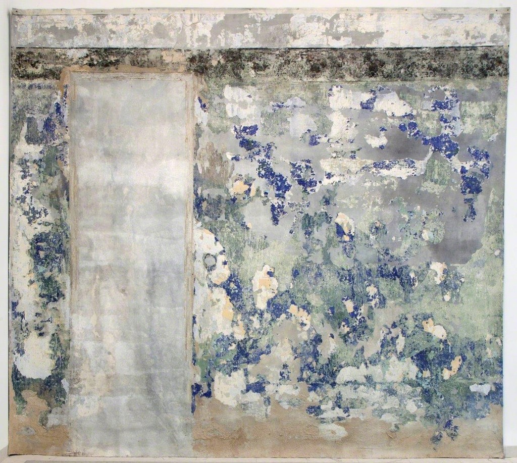 Lihi Turjeman, Borders, plaster, paint,glue, and sand on canvas, 2017,380X400cm Lihi Turjeman, Borders, plaster, paint,glue, and sand on canvas, 2017,380X400cm