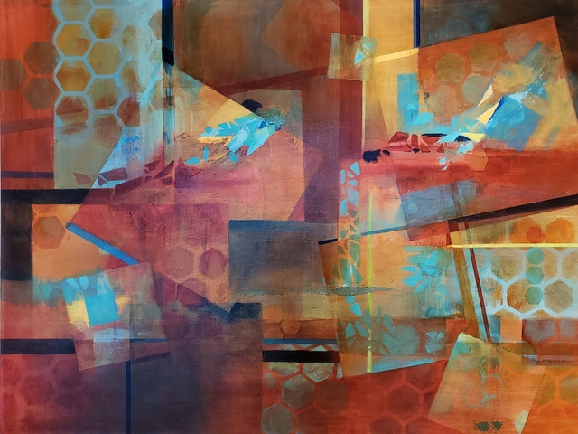 Debbie Megginson, ‘Tumbling Transparencies’, 2018, Springfield Art Association