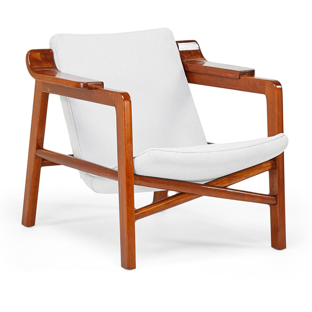 Edvard Kindt-Larsen, ‘Fireside Chair, Denmark’, 1950s, Rago/Wright