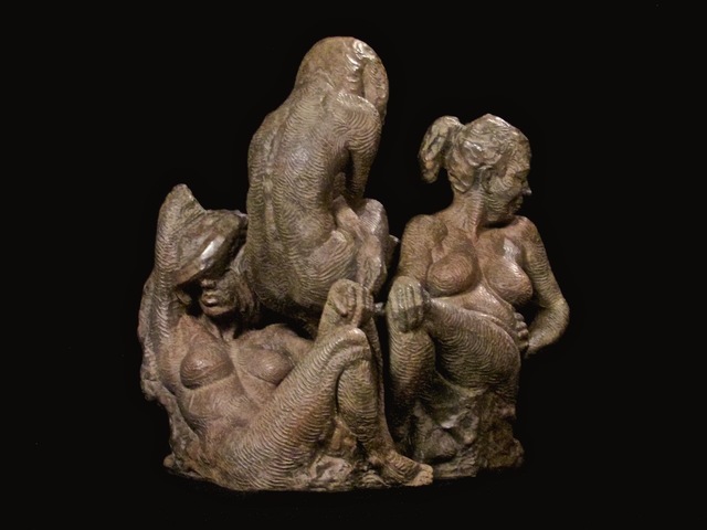 Wesley Wofford, ‘21st Century Graces’, Sculpture, Bronze, LeMieux Galleries