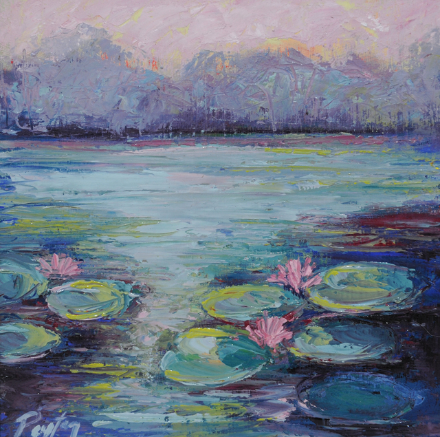 Peyton Hutchinson, ‘Sunset Lilypads’, 2019, Caron Gallery