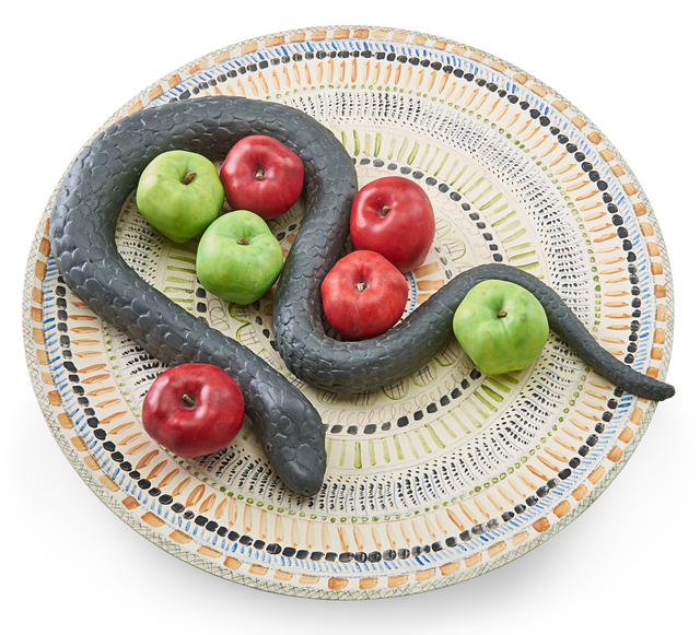 Viktor Spinski, ‘Victor Spinski Ceramic Sculpture’, 1989, Design/Decorative Art, Painted and glazed earthenware, Rago/Wright