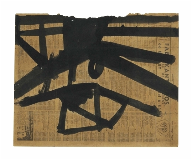 Franz Kline, ‘Ink Study for High Street ’, Christie's