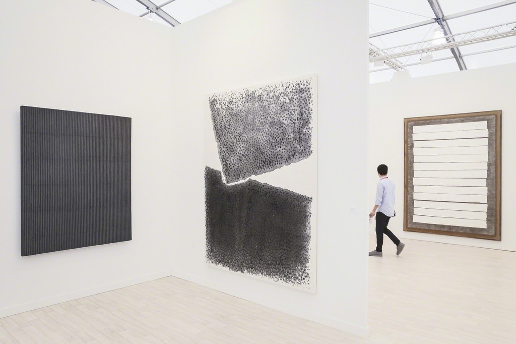 Installation view of Tina Kim Gallery at Frieze New York 2016. Image copyright Charles Roussel and Ocula Installation view of Tina Kim Gallery at Frieze New York 2016. Image copyright Charles Roussel and Ocula