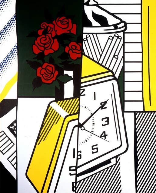 Roy Lichtenstein, ‘Still Life with Clock and Roses’, 1975, Gagosian