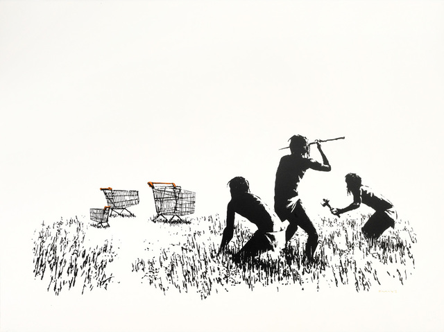 Banksy, ‘Trolley Hunters (Unsigned)’, 2006, Prescription Art