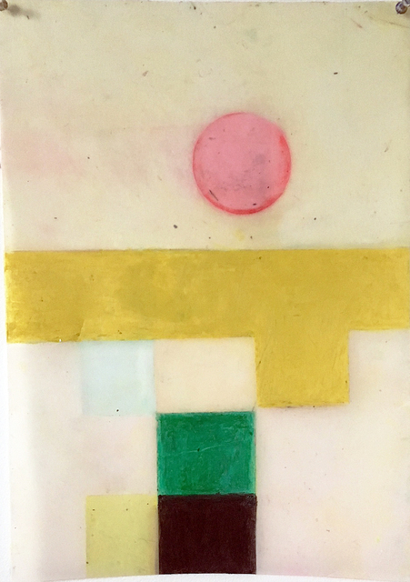 Vicki Sher, ‘Sun Over The Lake ’, 2018, Painting, Oil pastel and pencil on drafting film, FROSCH&CO