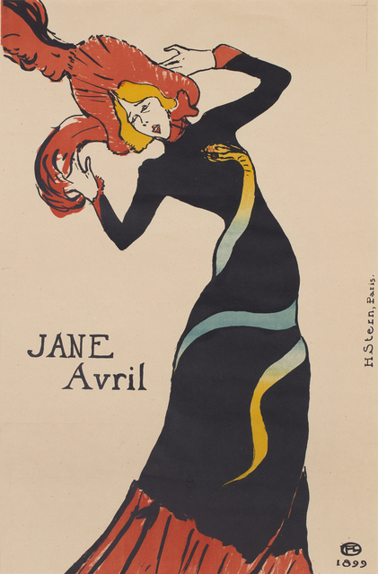 Henri de Toulouse-Lautrec, ‘Jane Avril’, 1889, CFHILL