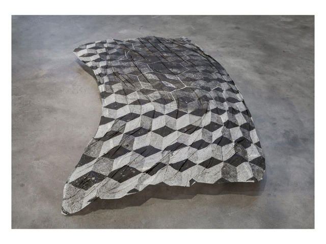 Claudia Cortinez, ‘Pasos piedras’, 2018, Photography, Gelatin silver emulsion analog photograph on silk., HILO