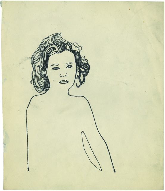 Andy Warhol, ‘Serious Girl’, 1954, New York Academy of Art