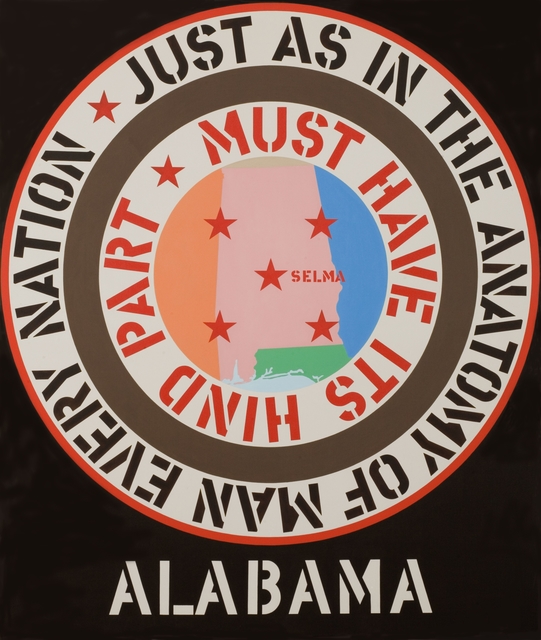 Robert Indiana, ‘The Confederacy: Alabama’, 1965, Brooklyn Museum