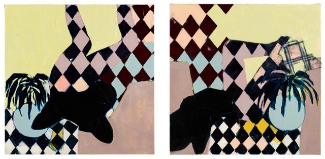 Sara Berman, ‘Scrumble ’, 2018, Painting, Oil and textiles on linen, Sapar Contemporary