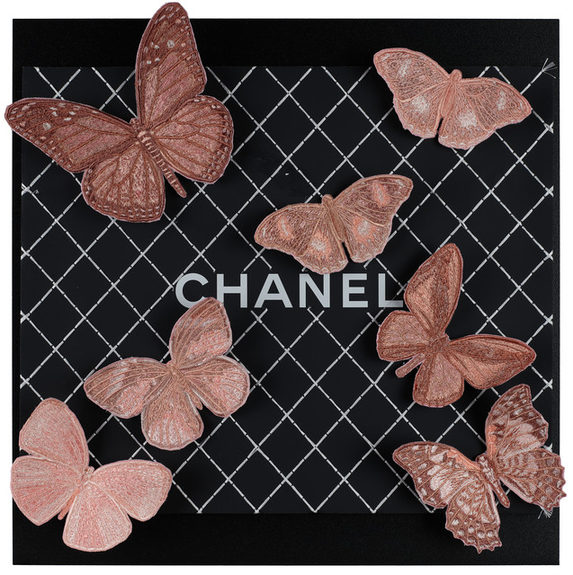 Stephen Wilson, ‘Chanel Blush Butterflies’, 2019, Parlor Gallery