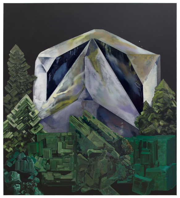 Guo Hongwei 郭鸿蔚, ‘Petram Sefirot – Mount Athos 矿灵-圣山’, 2019, Painting, Oil and acrylic on linen 亚麻布面油画及丙烯, Chambers Fine Art