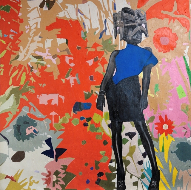 Wole Lagunju, ‘Renaissance ’, 2017, Painting, Oil on canvas, Ed Cross Fine Art