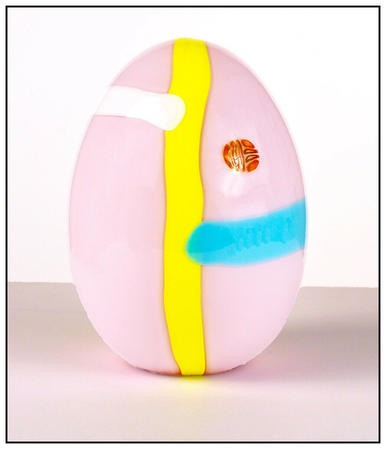 Lino Tagliapietra, ‘Original Murano Glass Egg’, 1984, Design/Decorative Art, Full Round Murrano Glass Egg Sculpture, Original Art Broker