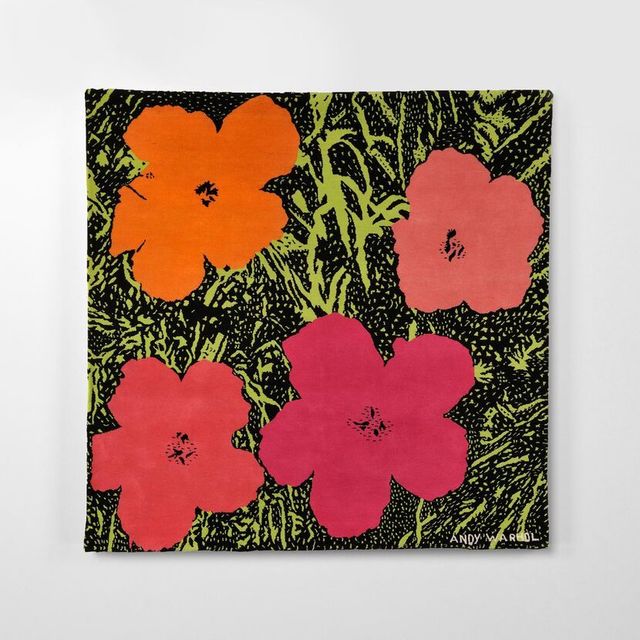 Andy Warhol, ‘Flowers’, 1980, Textile Arts, Hand Woven Wool Tapestry, Weng Contemporary