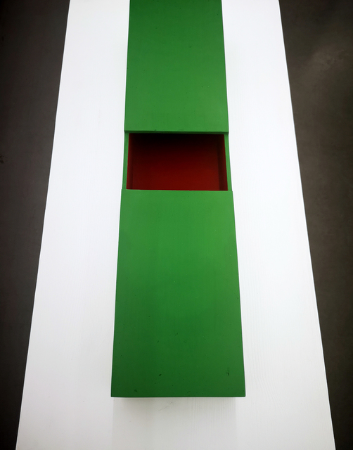 Kennet Williamsson, ‘I THINK ABOUT WHAT DONALD JUDD THINKS ABOUT’, 2019, Sculpture, Stoneware, paint, Berg Gallery
